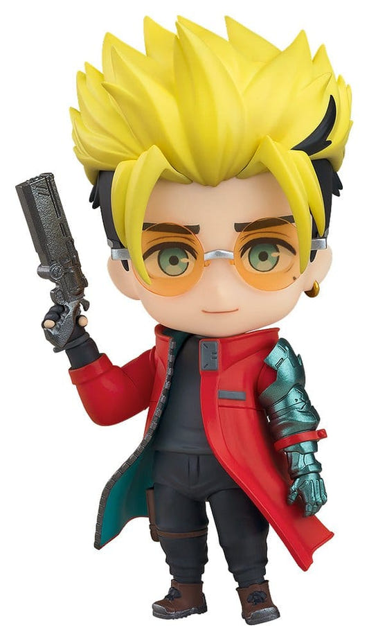 Trigun Nendoroid Vash the Stampede Stargaze Ver., front view holding gun, on white background