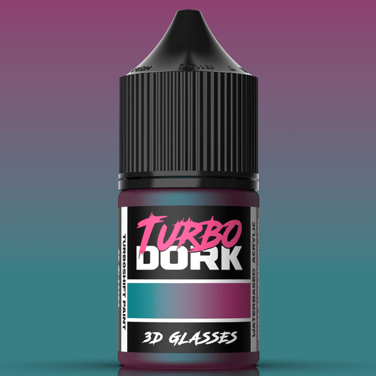 Turbo Dork 3D Glasses colourshift acrylic paint 22ml dropper bottle