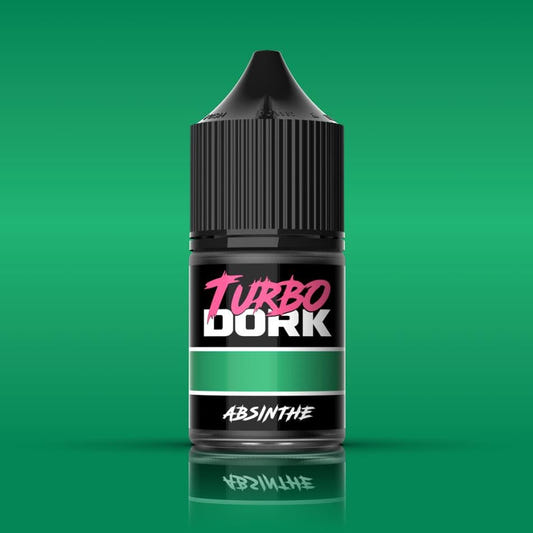 Turbo Dork Absinthe metallic acrylic paint 22ml dropper bottle