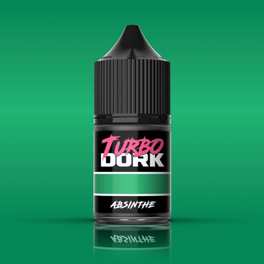 Turbo Dork Absinthe metallic acrylic paint 22ml dropper bottle