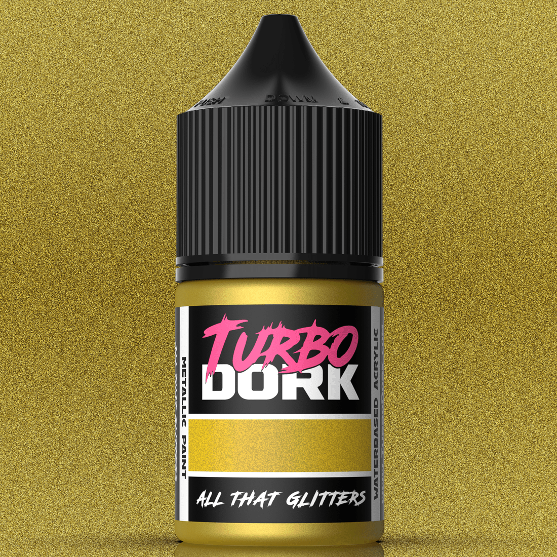 Turbo Dork All That Glitters metallic acrylic paint 22ml dropper bottle