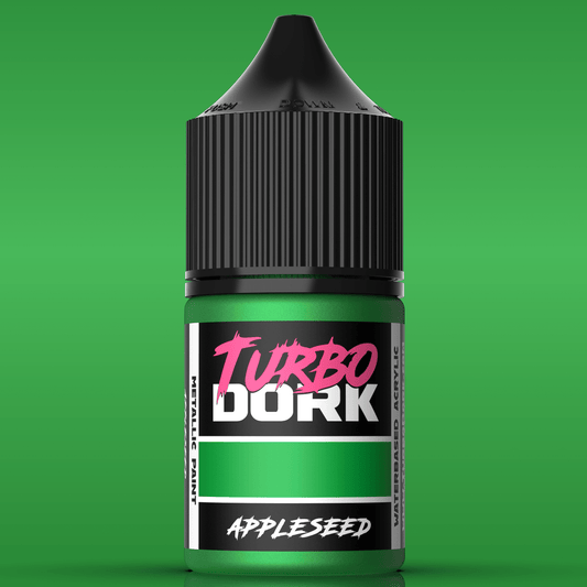Turbo Dork Apple Seed metallic acrylic paint 22ml dropper bottle