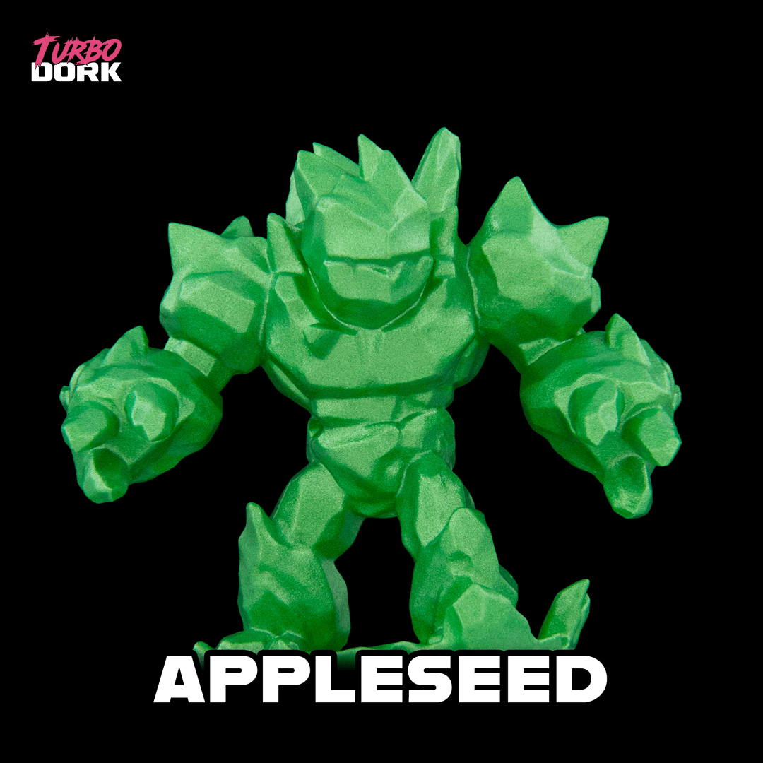 Turbo Dork: Apple Seed Metallic Acrylic Paint 22ml - Loaded Dice