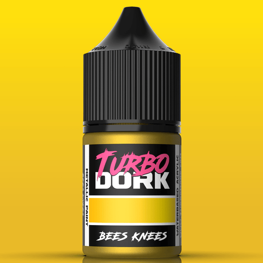 Turbo Dork Bees Knees metallic acrylic paint 22ml dropper bottle