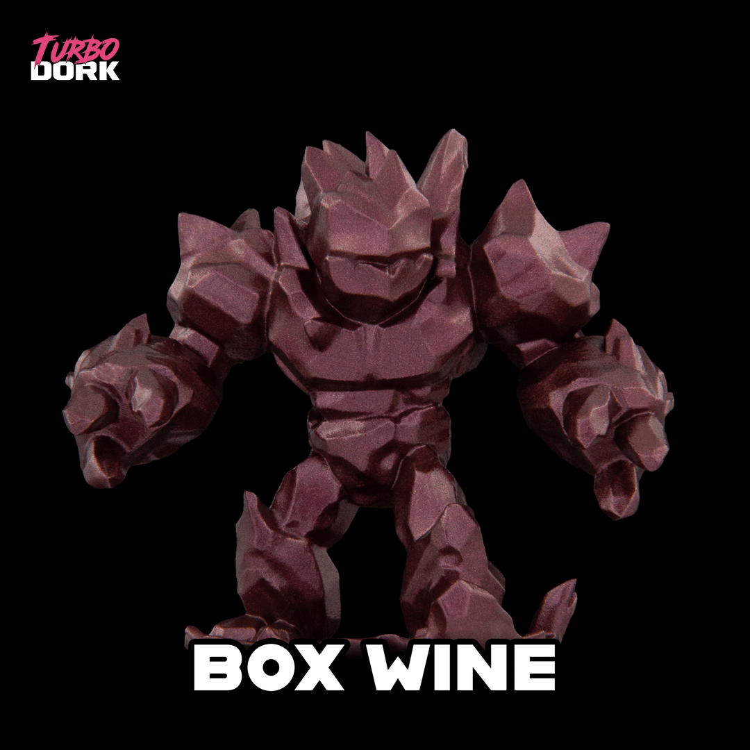 Turbo Dork: Box Wine Metallic Acrylic Paint 22ml - Loaded Dice