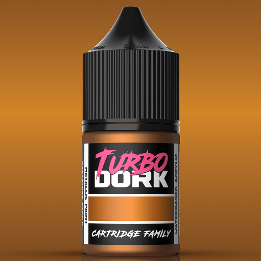 Turbo Dork Cartridge Family metallic acrylic paint 22ml dropper bottle