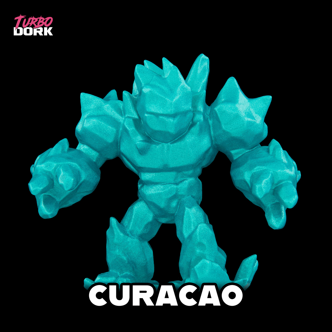 Turbo Dork: Curacao Metallic Acrylic Paint 22ml - Loaded Dice