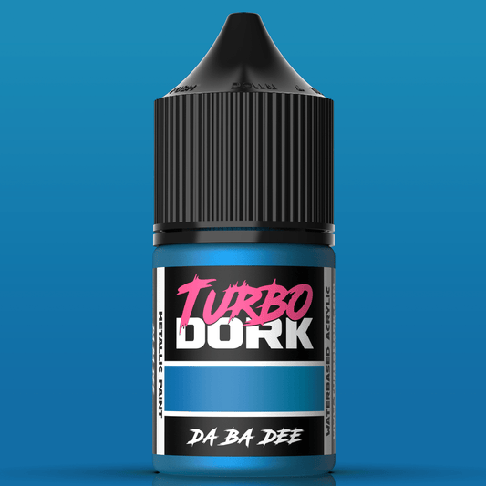 Turbo Dork Da Ba Dee metallic acrylic paint 22ml dropper bottle