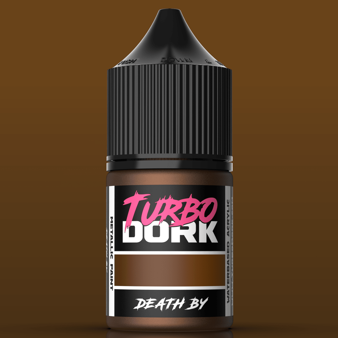 Turbo Dork Death By metallic acrylic paint 22ml dropper bottle