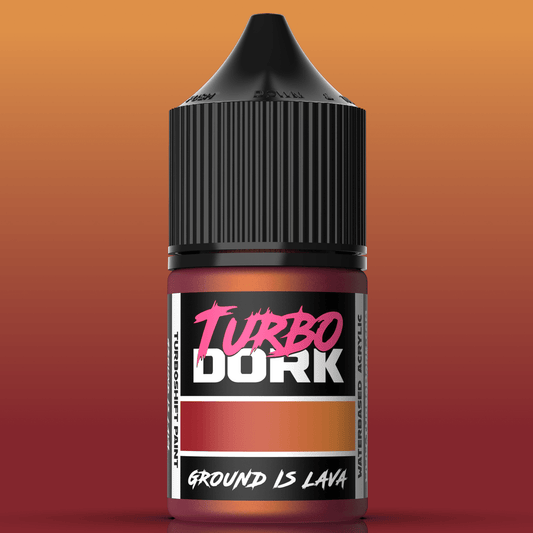 Turbo Dork Ground Is Lava colourshift acrylic paint 22ml dropper bottle