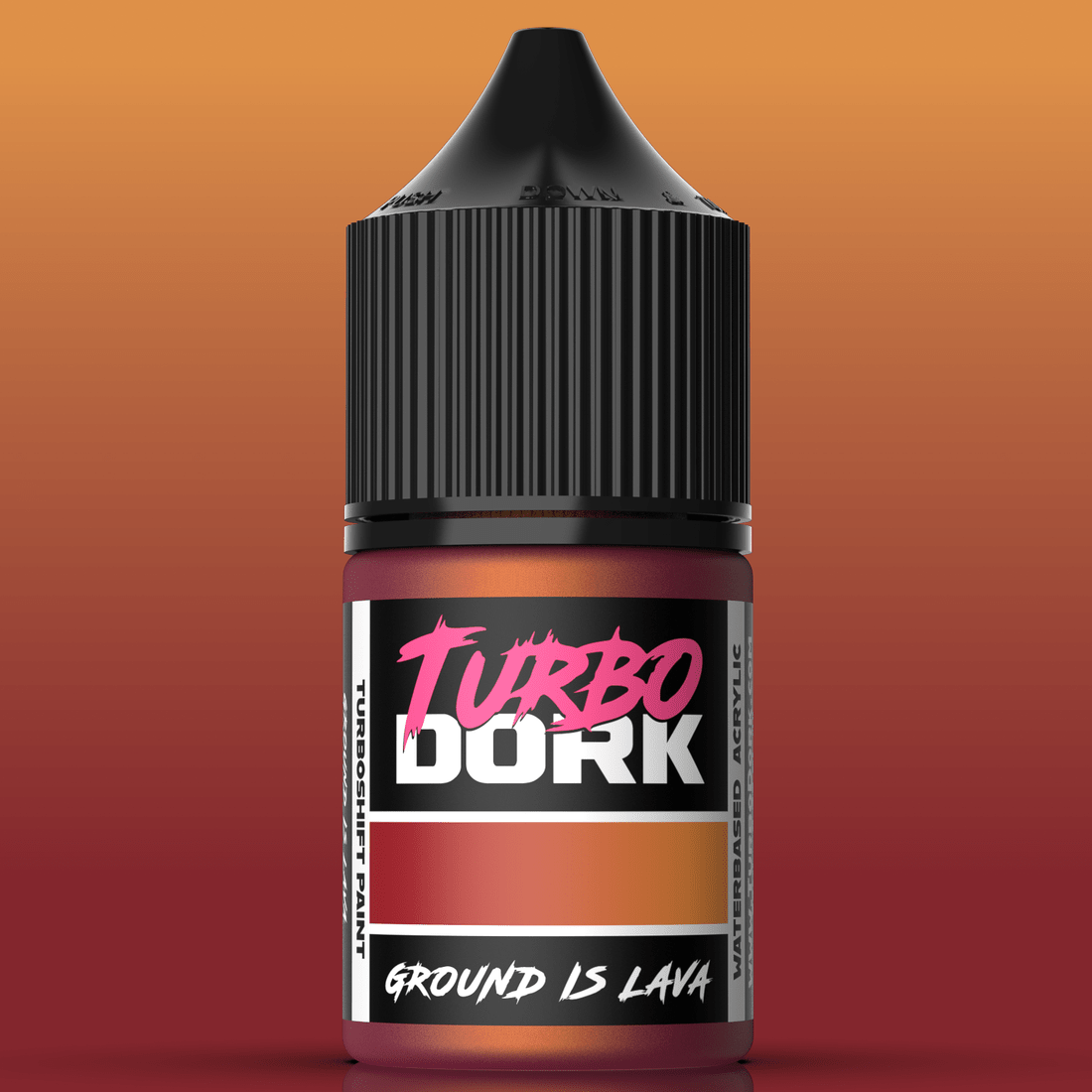 Turbo Dork Ground Is Lava colourshift acrylic paint 22ml dropper bottle