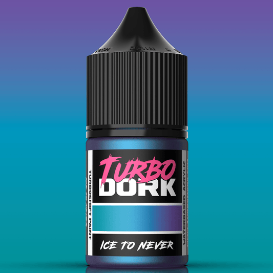 Turbo Dork Ice to Never colourshift acrylic paint 22ml dropper bottle
