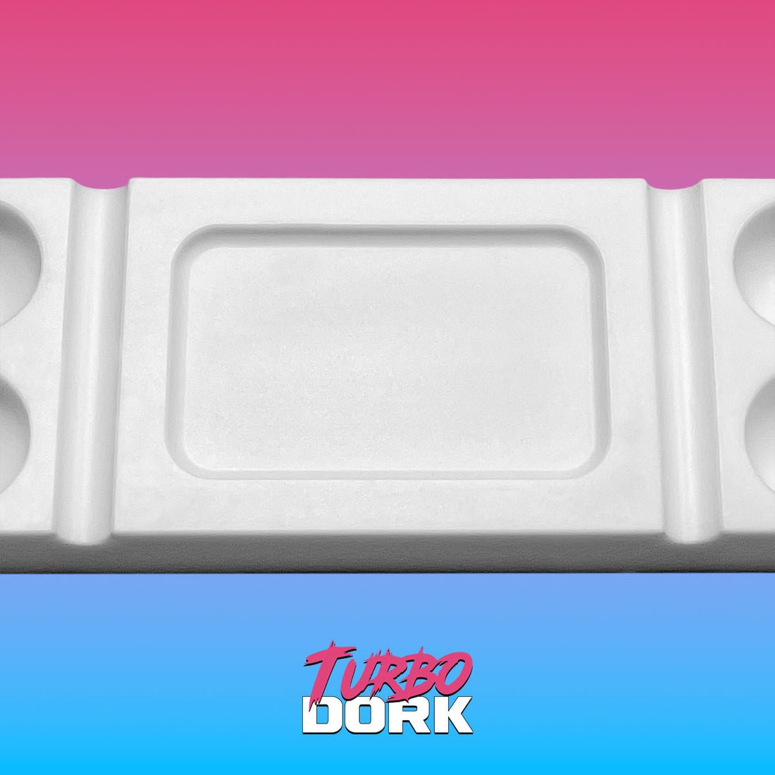 Turbo Dork: Large White Non-Stick Silicone Dry Palette - Loaded Dice