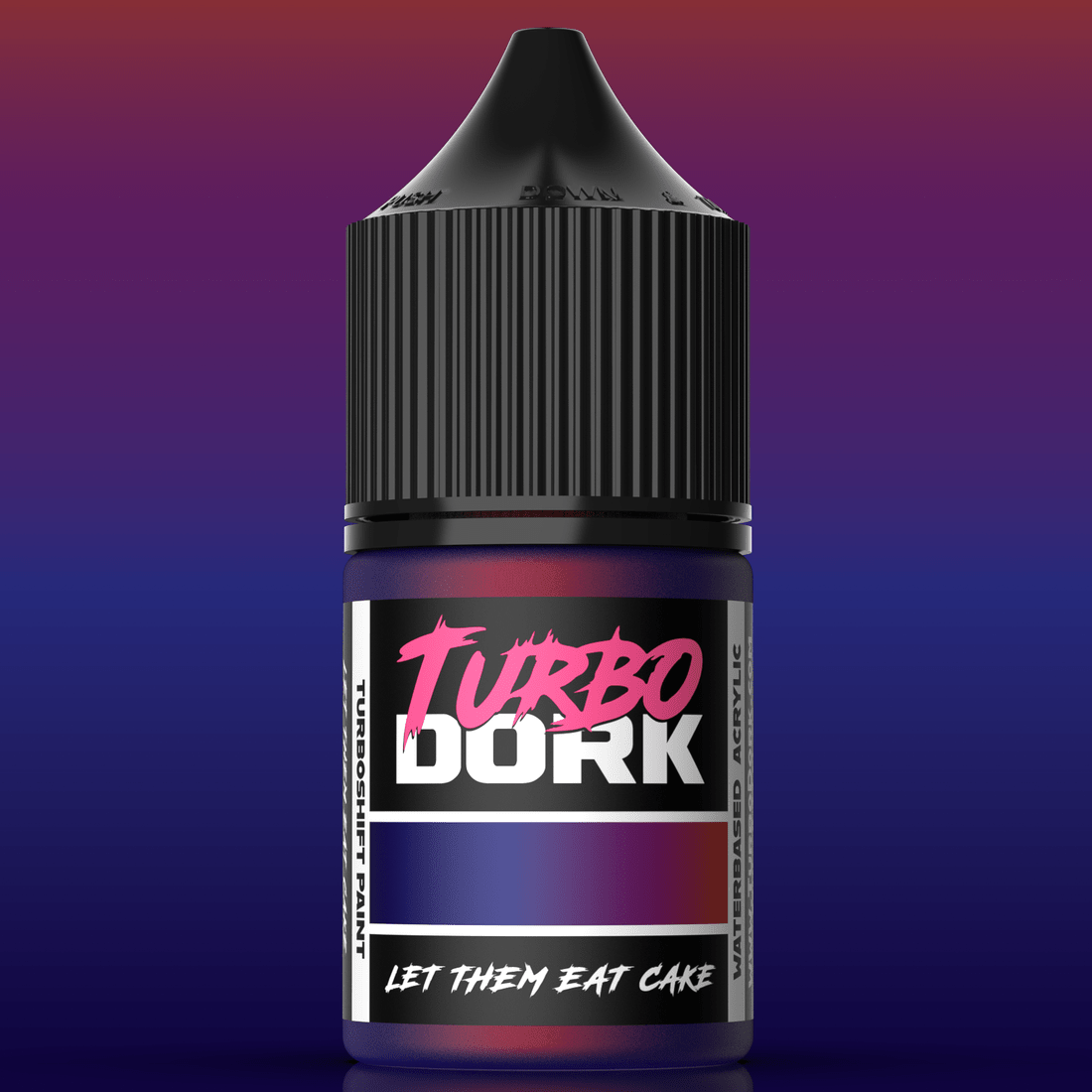 Turbo Dork Let Them Eat Cake colourshift acrylic paint 22ml dropper bottle
