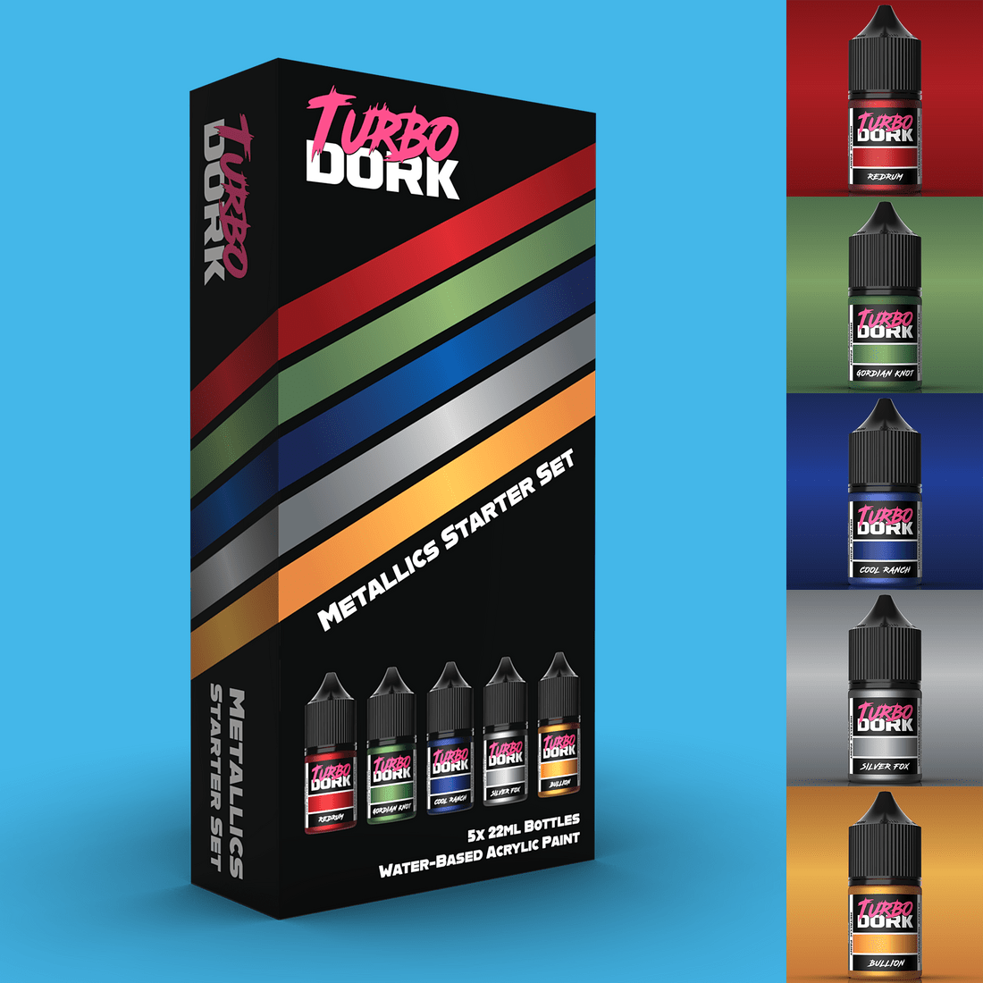 Turbo Dork Metallic Starter Set paint bundle