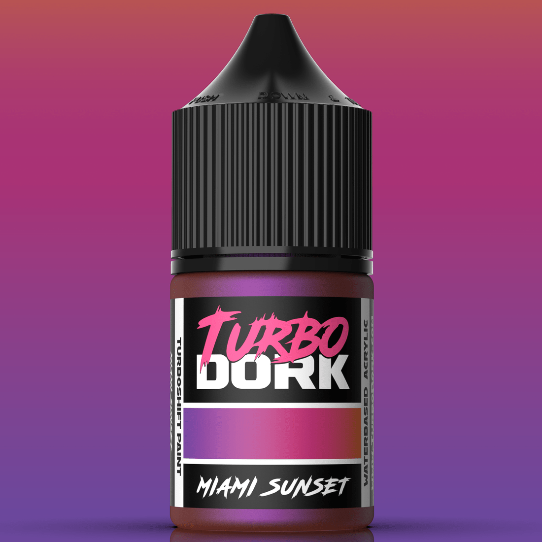 Turbo Dork Miami Sunset colourshift acrylic paint 22ml dropper bottle