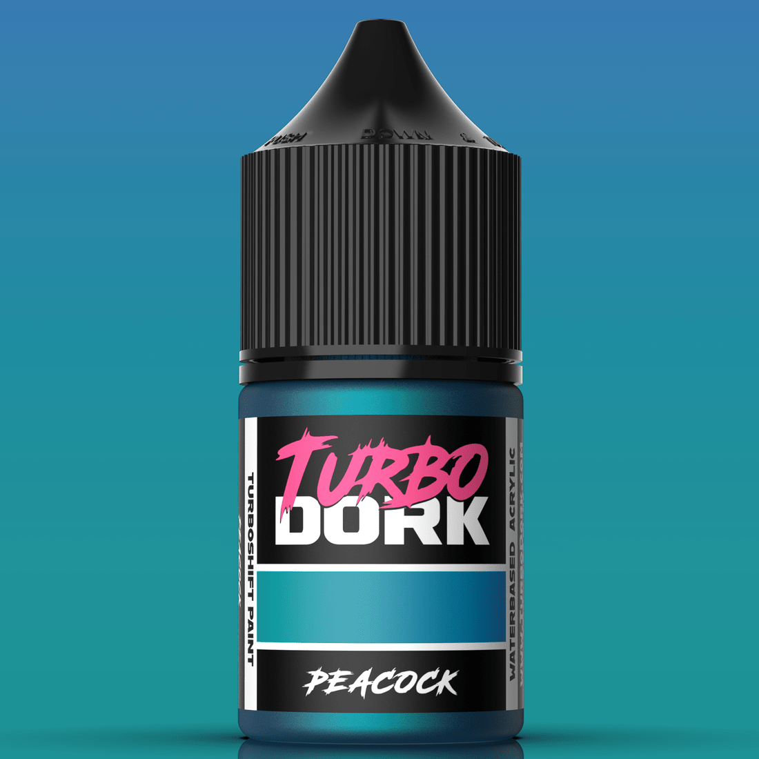 Turbo Dork Peacock colourshift acrylic paint 22ml dropper bottle