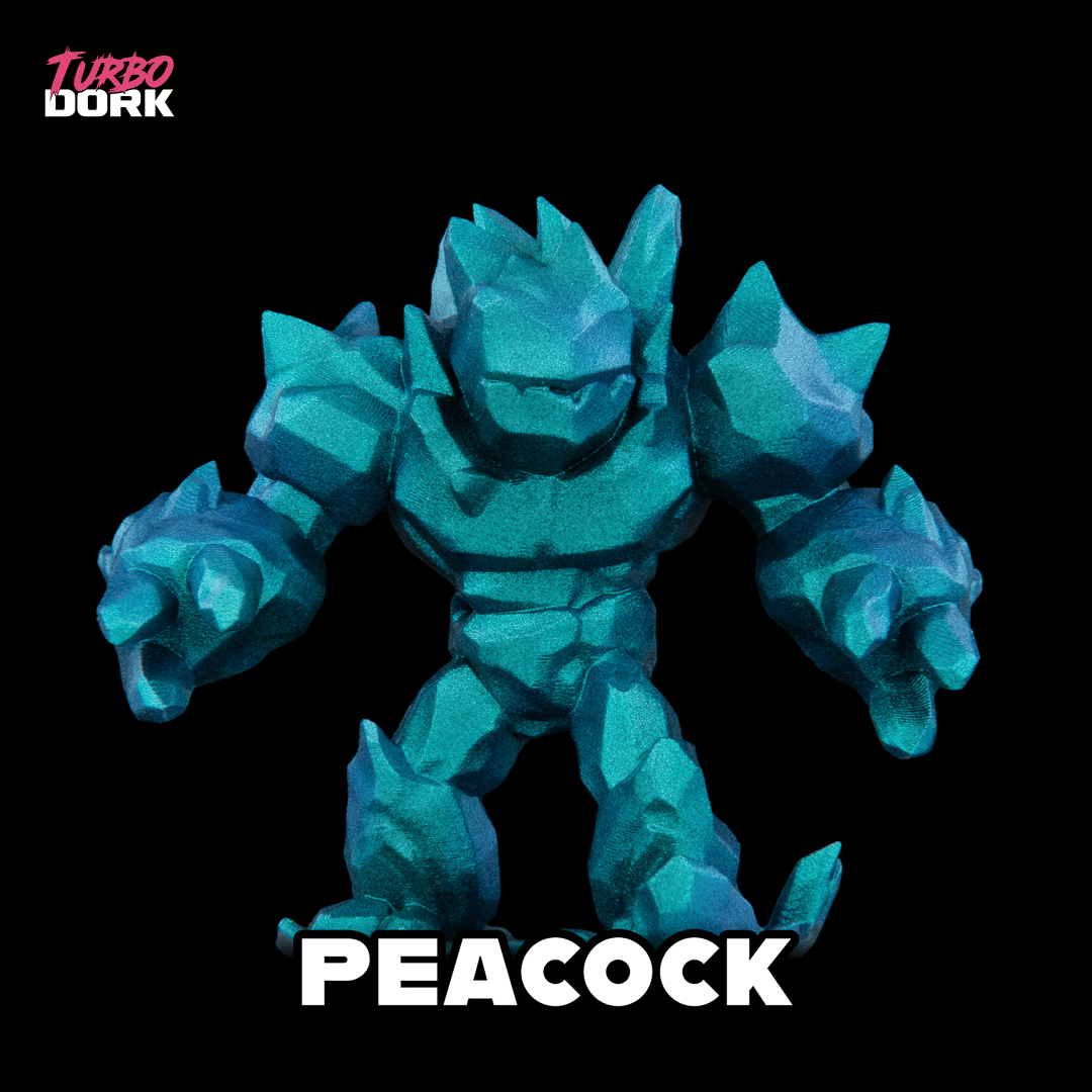 Turbo Dork: Peacock TurboShift Acrylic Paint 22ml - Loaded Dice