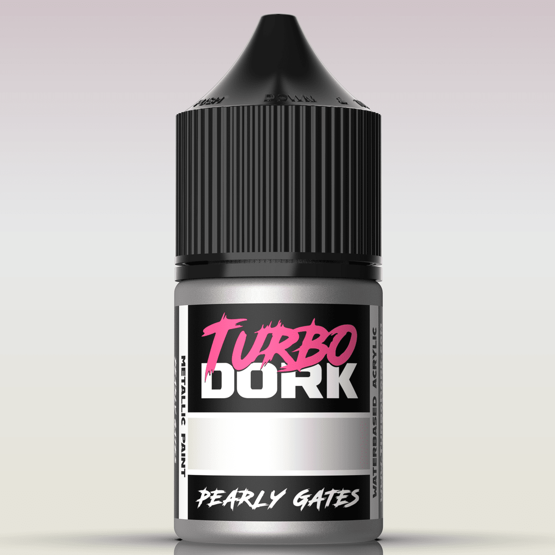 Turbo Dork Pearly Gates metallic acrylic paint 22ml dropper bottle