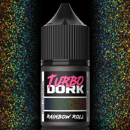 Turbo Dork Rainbow Roll colourshift acrylic paint 22ml dropper bottle