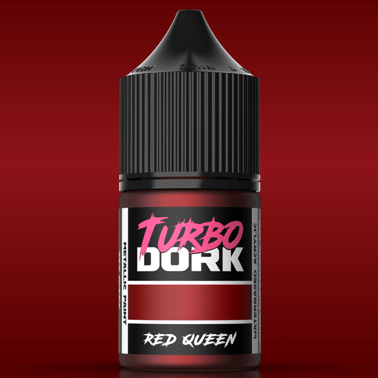 Turbo Dork Red Queen metallic acrylic paint 22ml dropper bottle