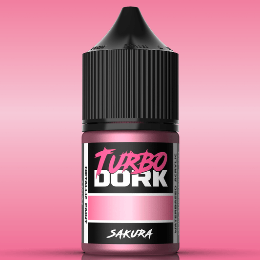 Turbo Dork Sakura metallic acrylic paint 22ml dropper bottle
