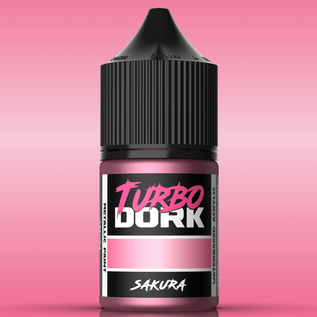 Turbo Dork Sakura metallic acrylic paint 22ml dropper bottle