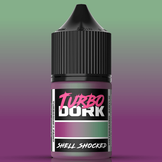 Turbo Dork Shell Shocked colourshift acrylic paint 22ml dropper bottle