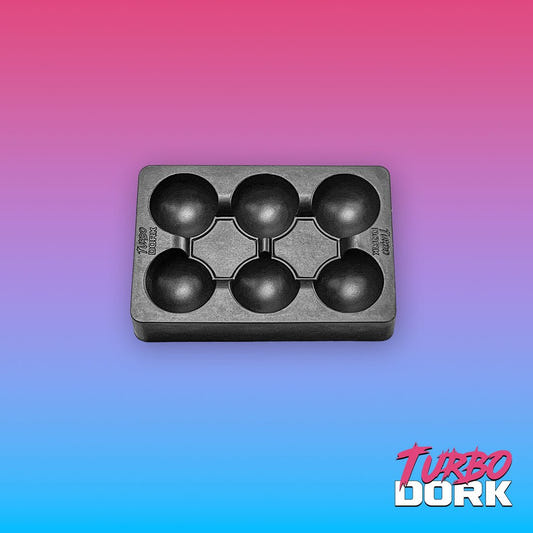 Turbo Dork Small Black Non-Stick Silicone Dry Palette hobby accessory