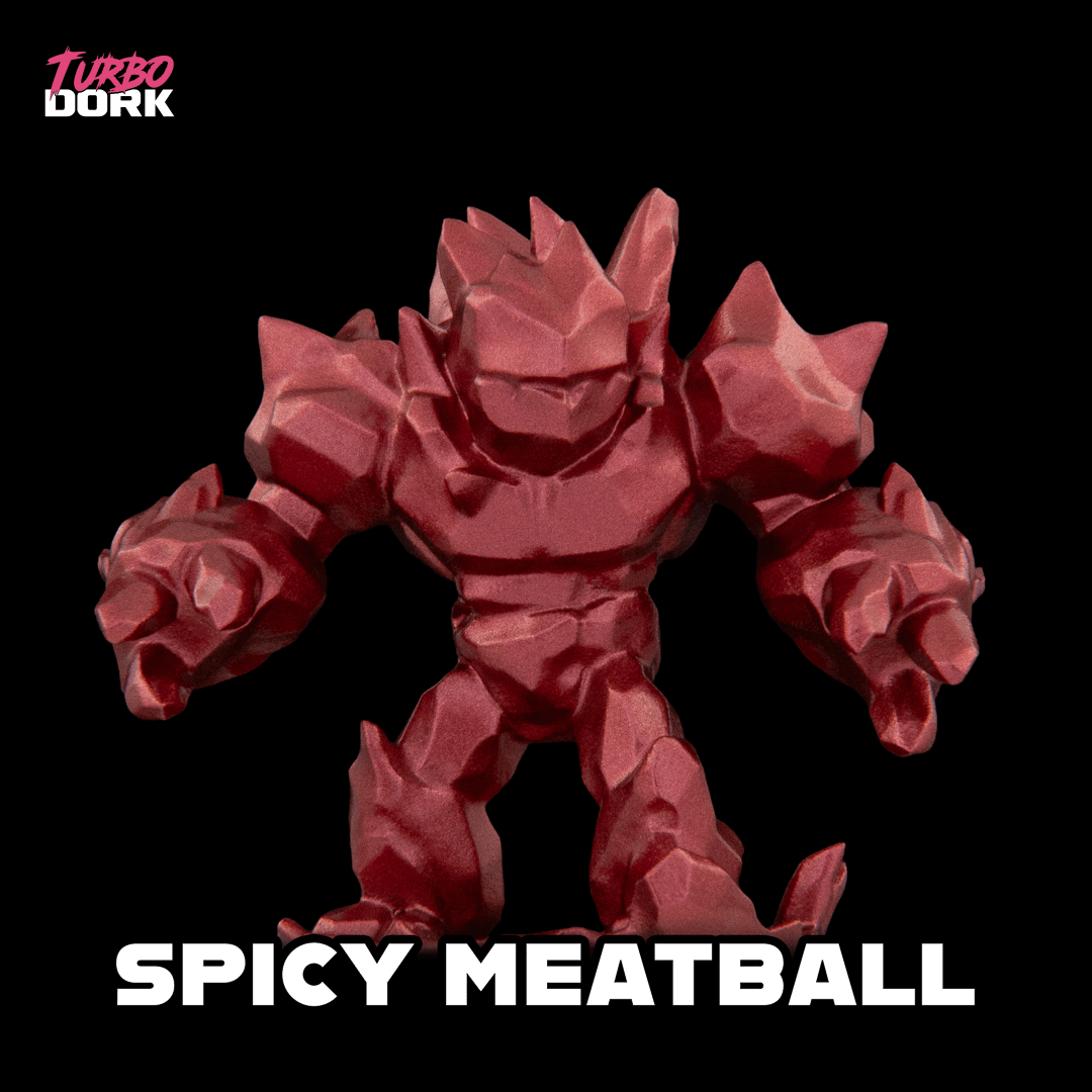 Turbo Dork: Spicy Meatball Metallic Acrylic Paint 22ml - Loaded Dice