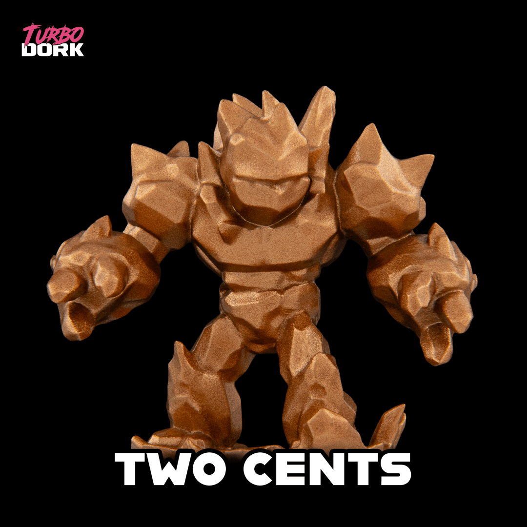 Turbo Dork: Two Cents Metallic Acrylic Paint 22ml - Loaded Dice
