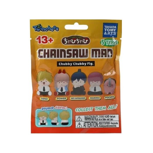Twinchees Chainsaw Man Chubby Chubby Figures blind bag by Takara Tomy Arts, 5 types