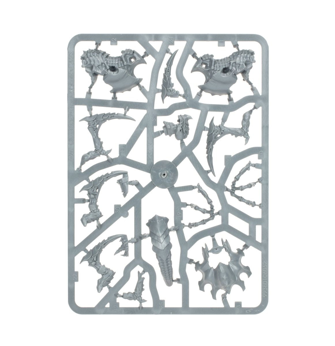 Tyranids Biovore unpainted plastic sprue, frame 3 of 3