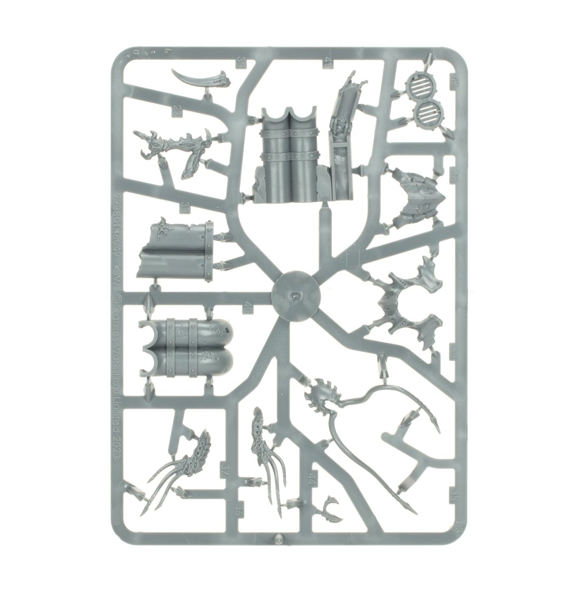 Tyranids: Deathleaper sprue contents - Loaded Dice