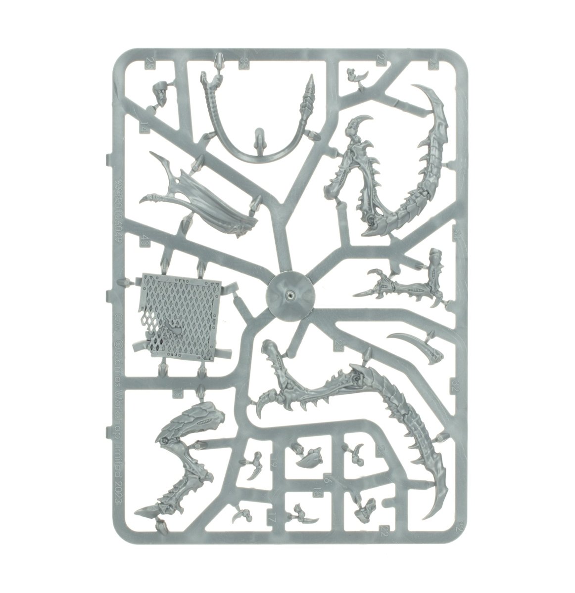 Tyranids: Deathleaper sprue contents - Loaded Dice