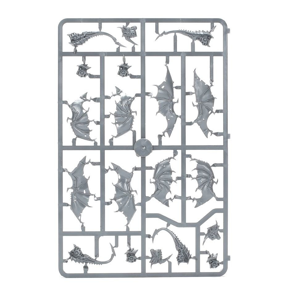 Tyranids Gargoyles unpainted plastic sprue, frame 3 of 3