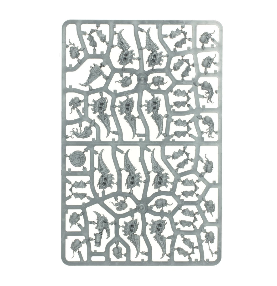 Tyranids Genestealers unpainted plastic sprue, frame 2 of 3