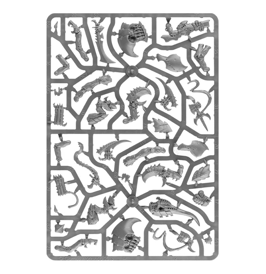 Tyranids: Hive Guard sprue contents - Loaded Dice