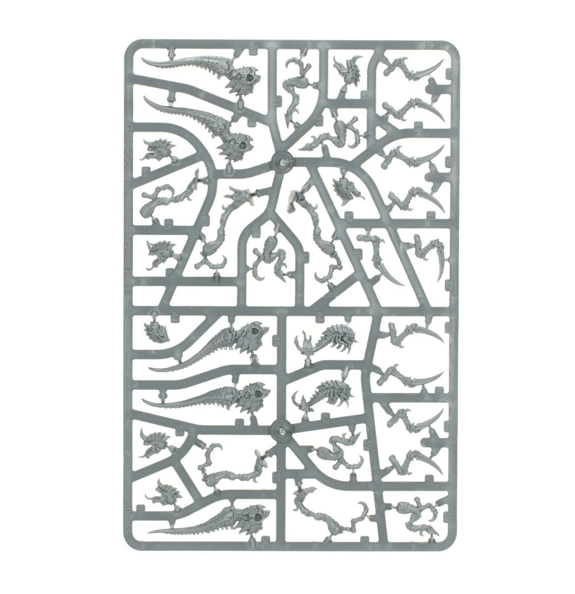 Tyranids Hormagaunts unpainted plastic sprue, frame 1 of 2