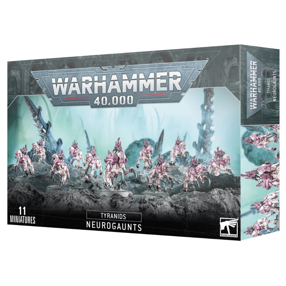 Games Workshop Warhammer 40,000 Tyranids Neurogaunts box front, 11 miniatures