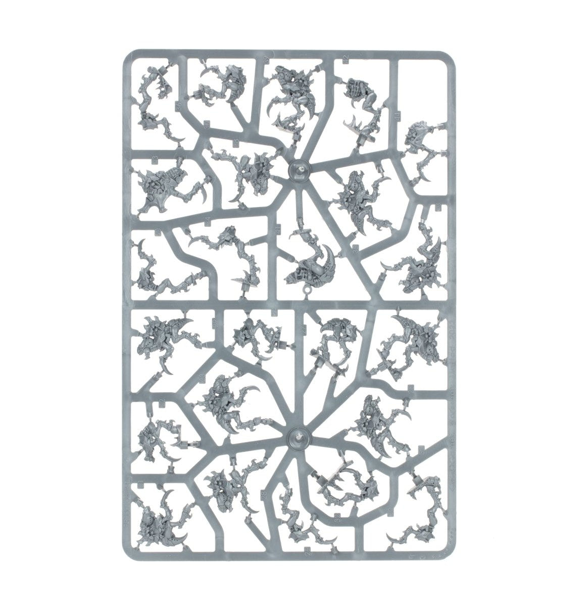 Tyranids Neurogaunts unpainted push-fit plastic sprue, frame 1 of 1