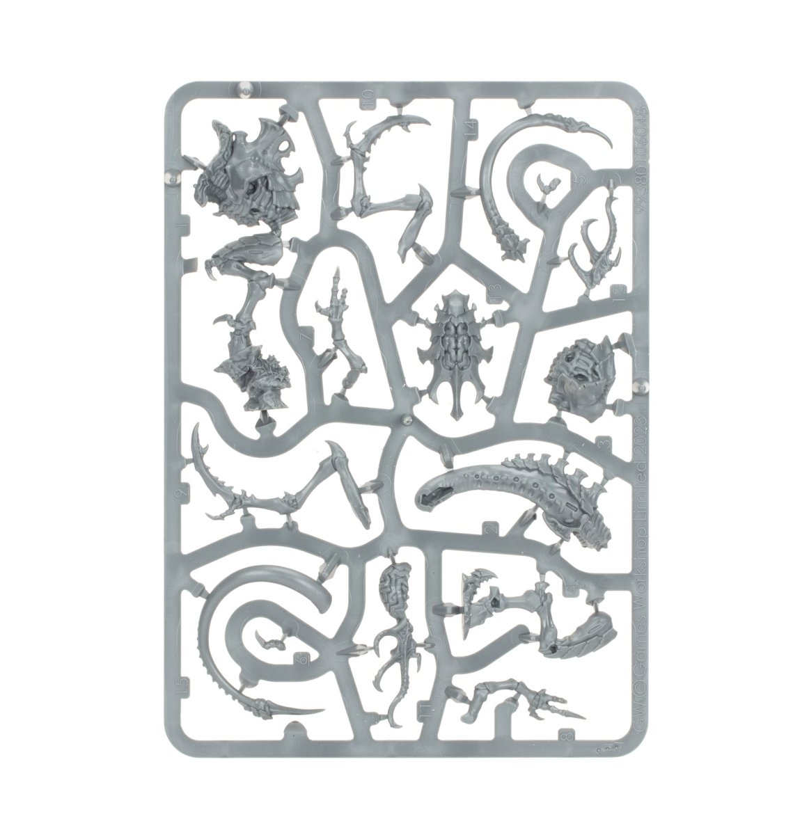 Tyranids: Neurolictor sprue contents - Loaded Dice