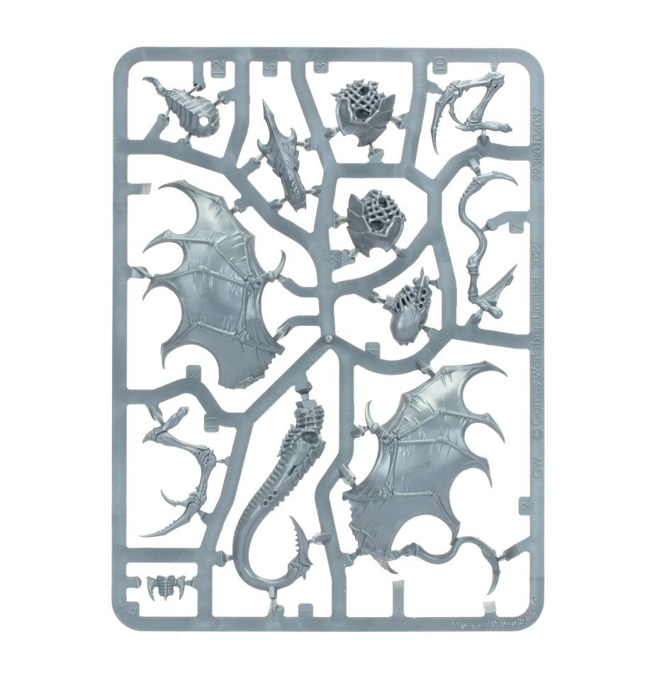 Tyranids: Parasite of Mortrex sprue contents - Loaded Dice
