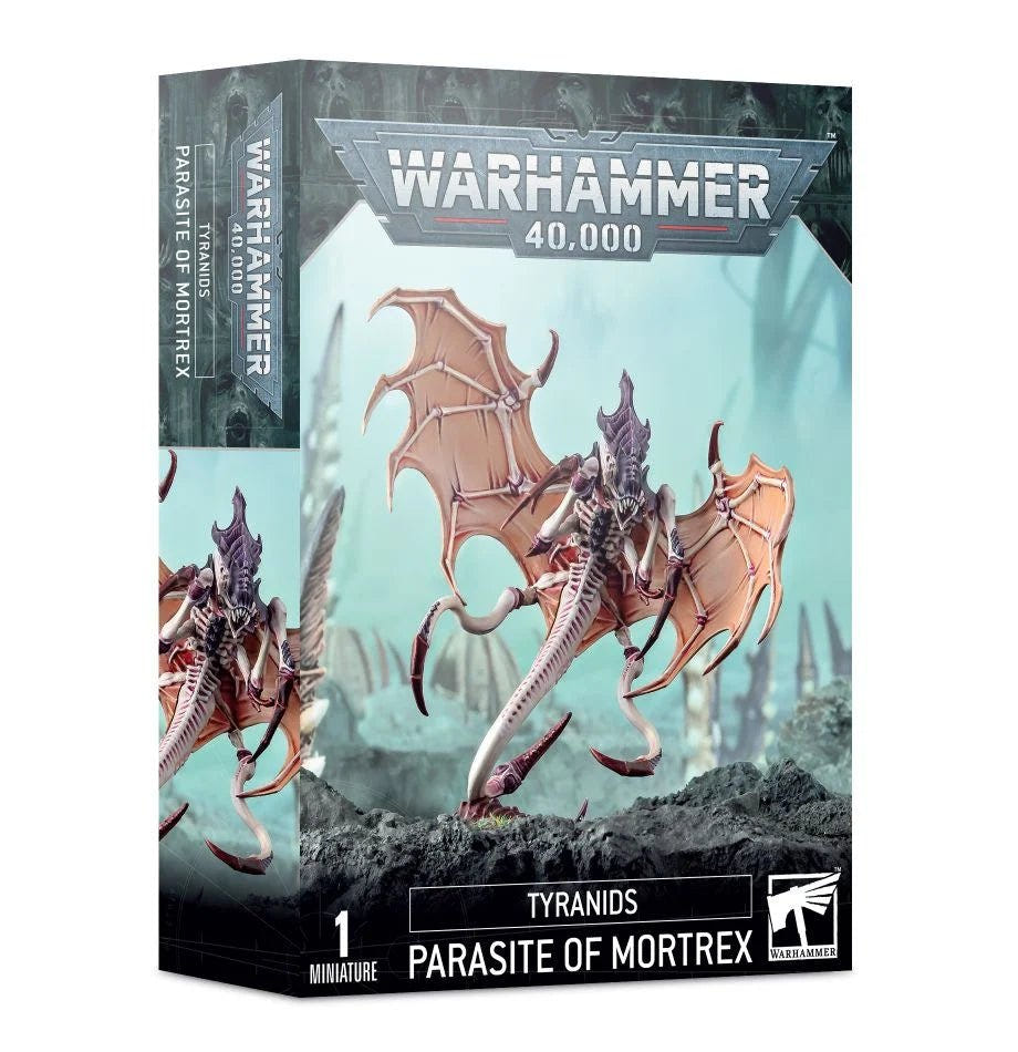 Games Workshop Warhammer 40,000 Tyranids Parasite of Mortrex box front
