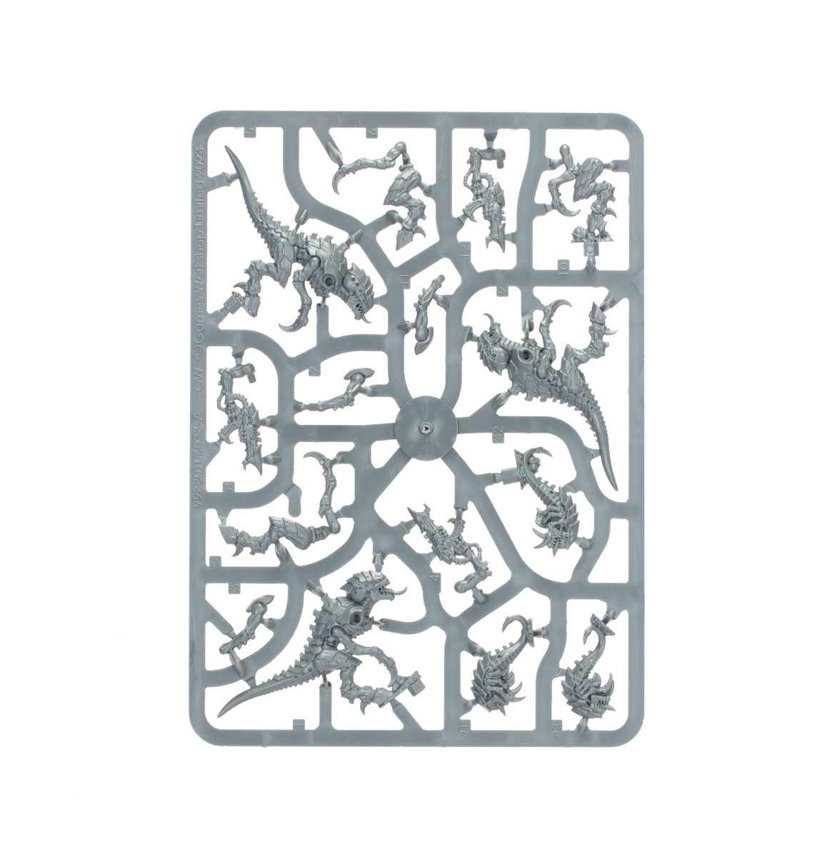 Tyranids: Termagants sprue contents - Loaded Dice
