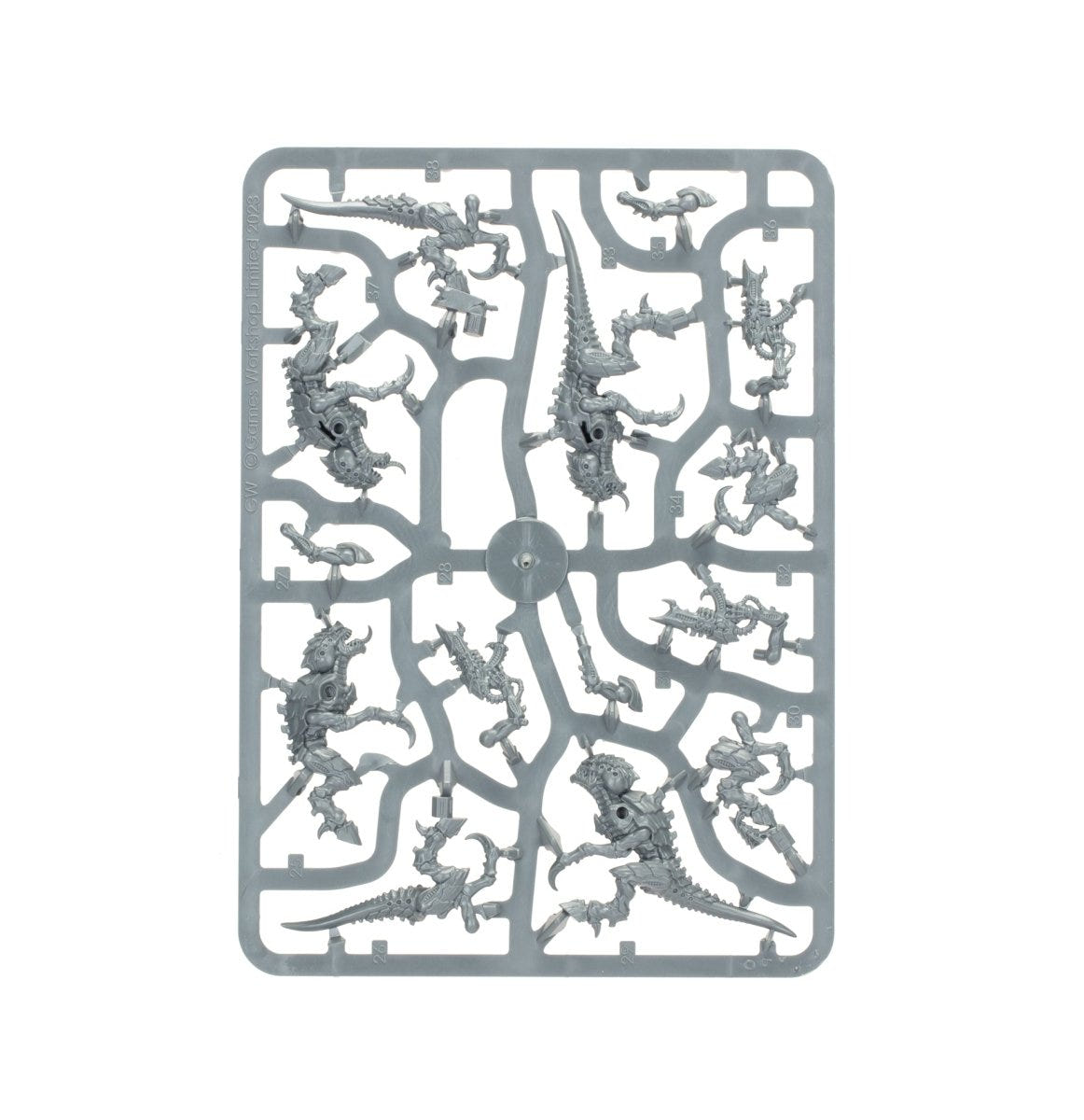 Tyranids Termagants unpainted plastic sprue, frame 1 of 4