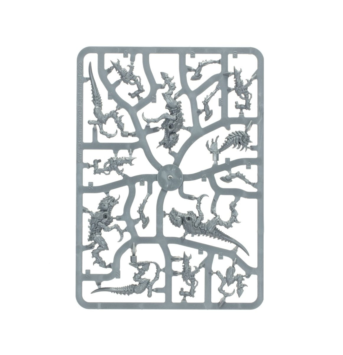 Tyranids Termagants unpainted plastic sprue, frame 3 of 4