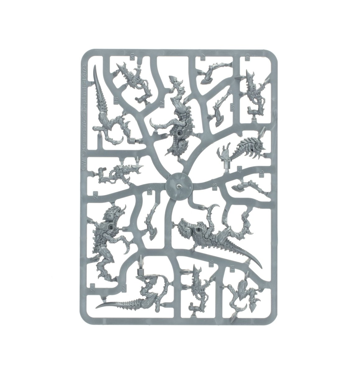 Tyranids: Termagants sprue contents - Loaded Dice