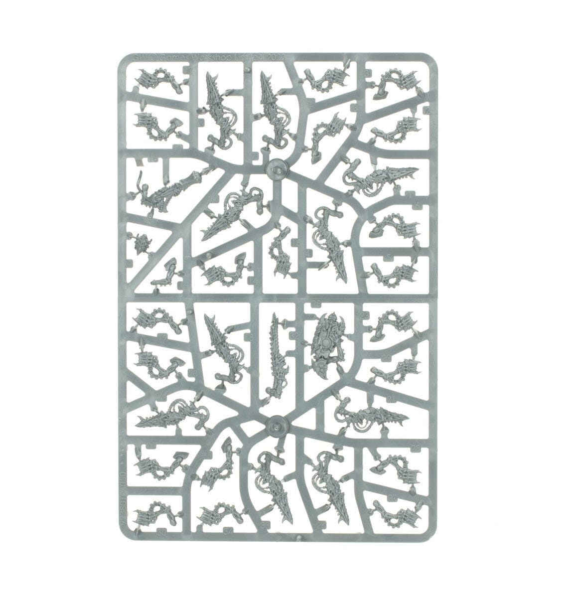 Tyranids Termagants unpainted plastic sprue, frame 4 of 4