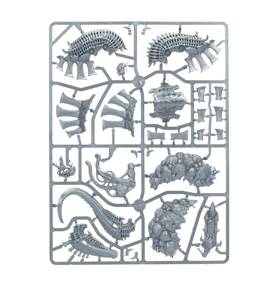 Games Workshop Tyranids Tyrannofex / Tervigon unpainted plastic sprue, frame 2 of 3